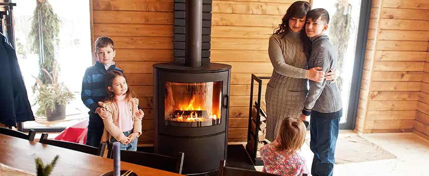 Morso Cast Iron Fireplace Insert Installation in Lennox, California