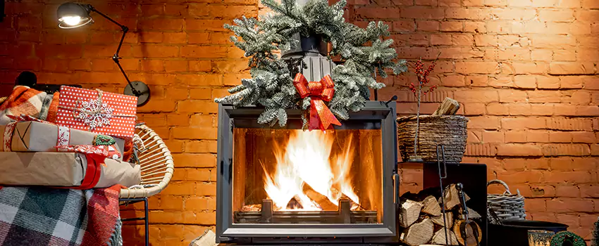 Travis Industries Linear Gas Fireplace Installation in Lennox, California