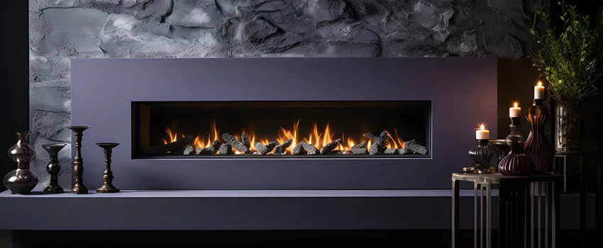 Ember Bed for Ventless Gas Fireplace in Lennox, CA